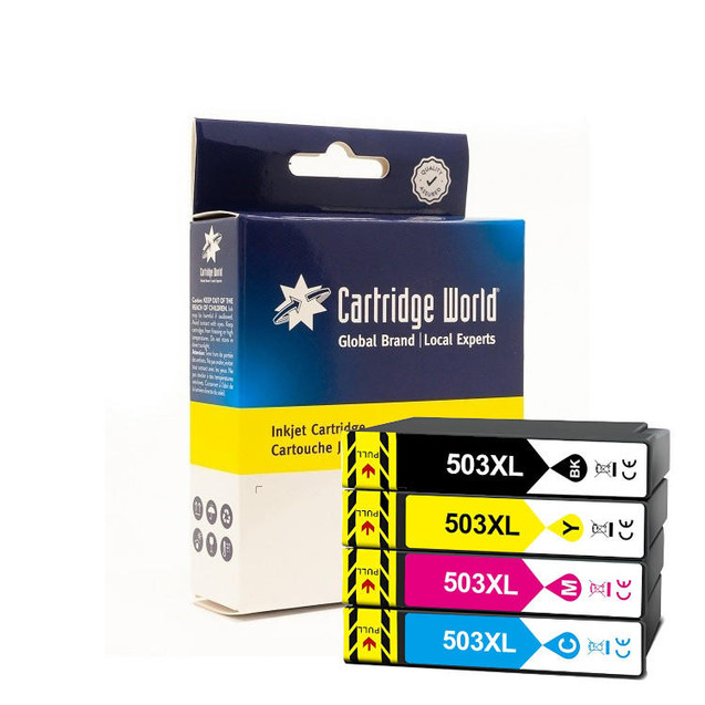 Cartridge World Compatible with Epson 503XL Multipack BK/C/M/Y (C13T09R6401) 