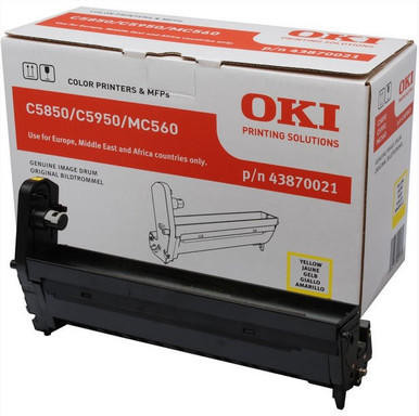 Oki OKI Yellow image drum for C5850/5950 Original 20000 pages (B Grade) 