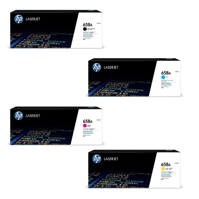  HP 658A 4 Toner Cartridge Multipack (W2000A,W2001A,W2002A,W2003A) 