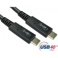 Cartridge World USB 4.0 1m Certified USB 40Gbps 100W Cable USB4-4100 
