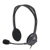  Logitech H111 Wired Headset, Stereo Sound, 3.5mm Audio Jack 
