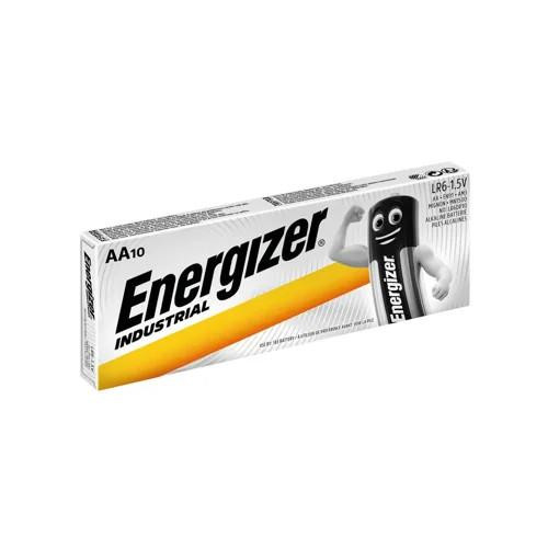  Energizer Industrial AA Alkaline Batteries (Pack 10) - E300638703 