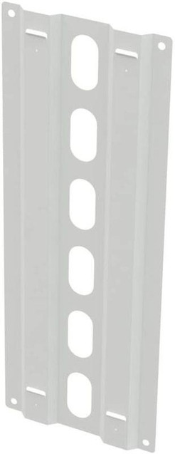 LNC Putnam 16 MK1 Wall Mount Kit, white metal wall mounting bracket with multiple oval-shaped holes for adjustable mounting.