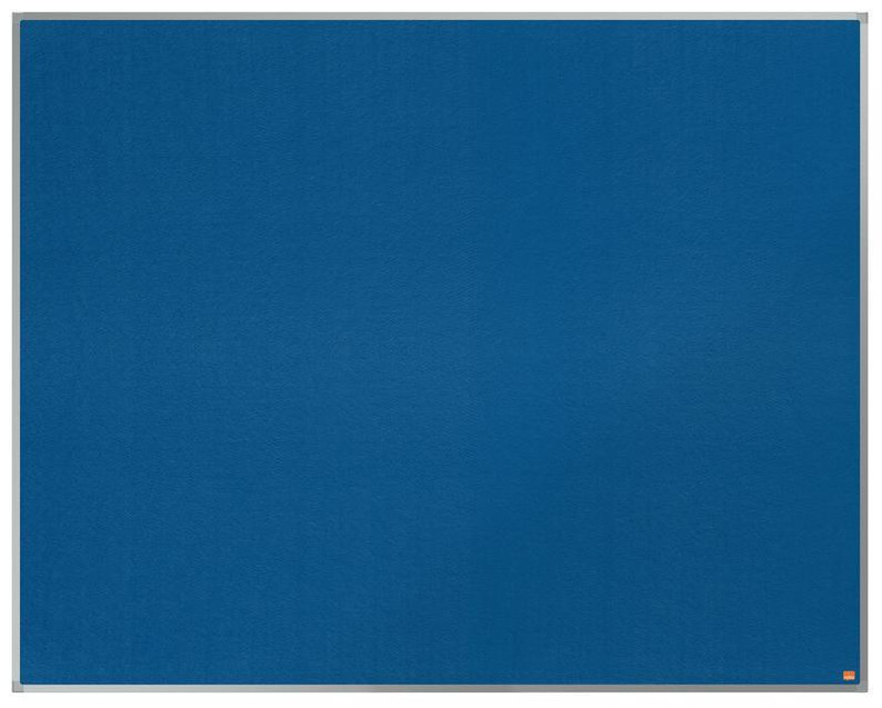 Nobo Essence Felt Board, blue felt notice board measuring 1500x1200mm.