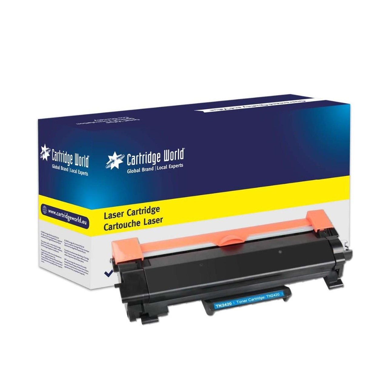 Genuine Brother TN2420, High Capacity Black Toner Cartridge, TN