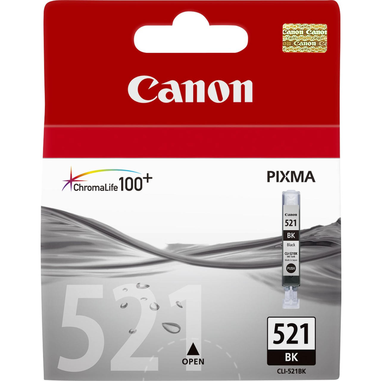 Canon CLI-521 BK Original Black Ink Cartridge (2933B001)