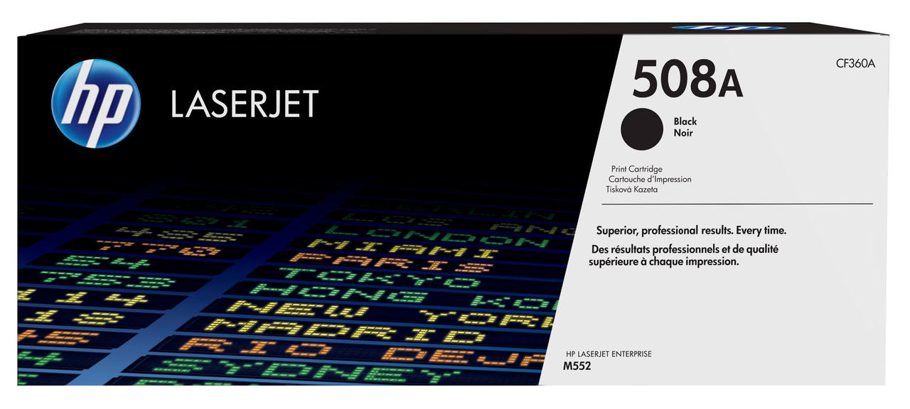 HP 508A Original Black Toner Cartridge (CF360A)