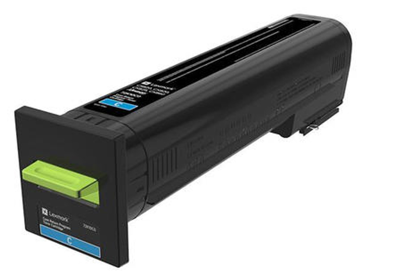 Lexmark CX820, 825, 860 Cartouche de toner cyan de 17 000 pages, programme de retour
