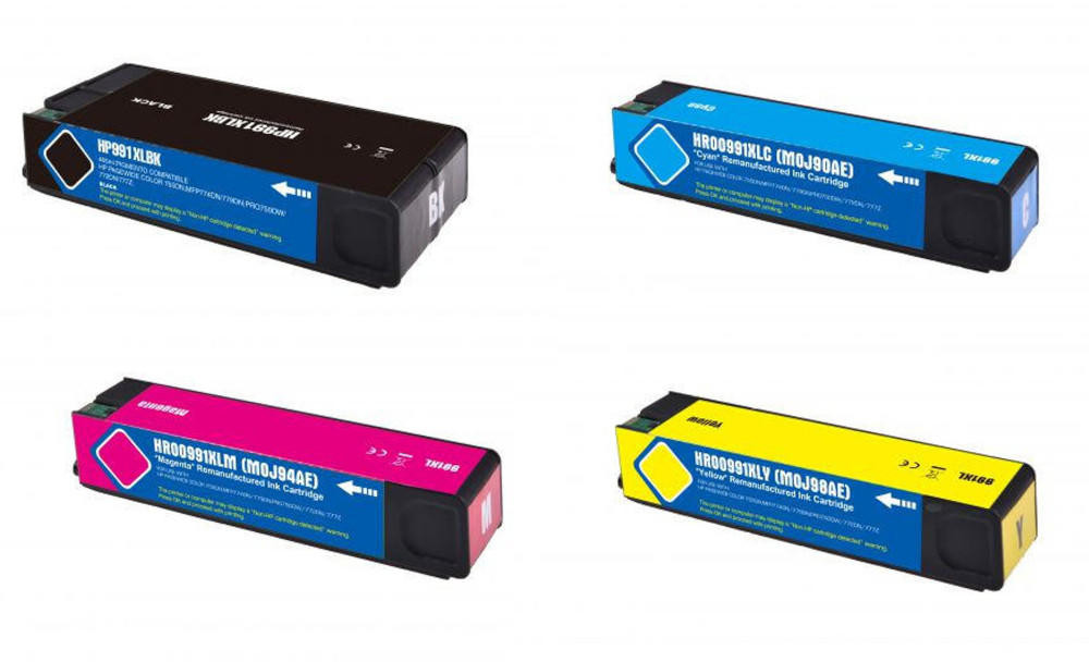 Compatible HP 991X High Capacity Ink Cartridge Multipack