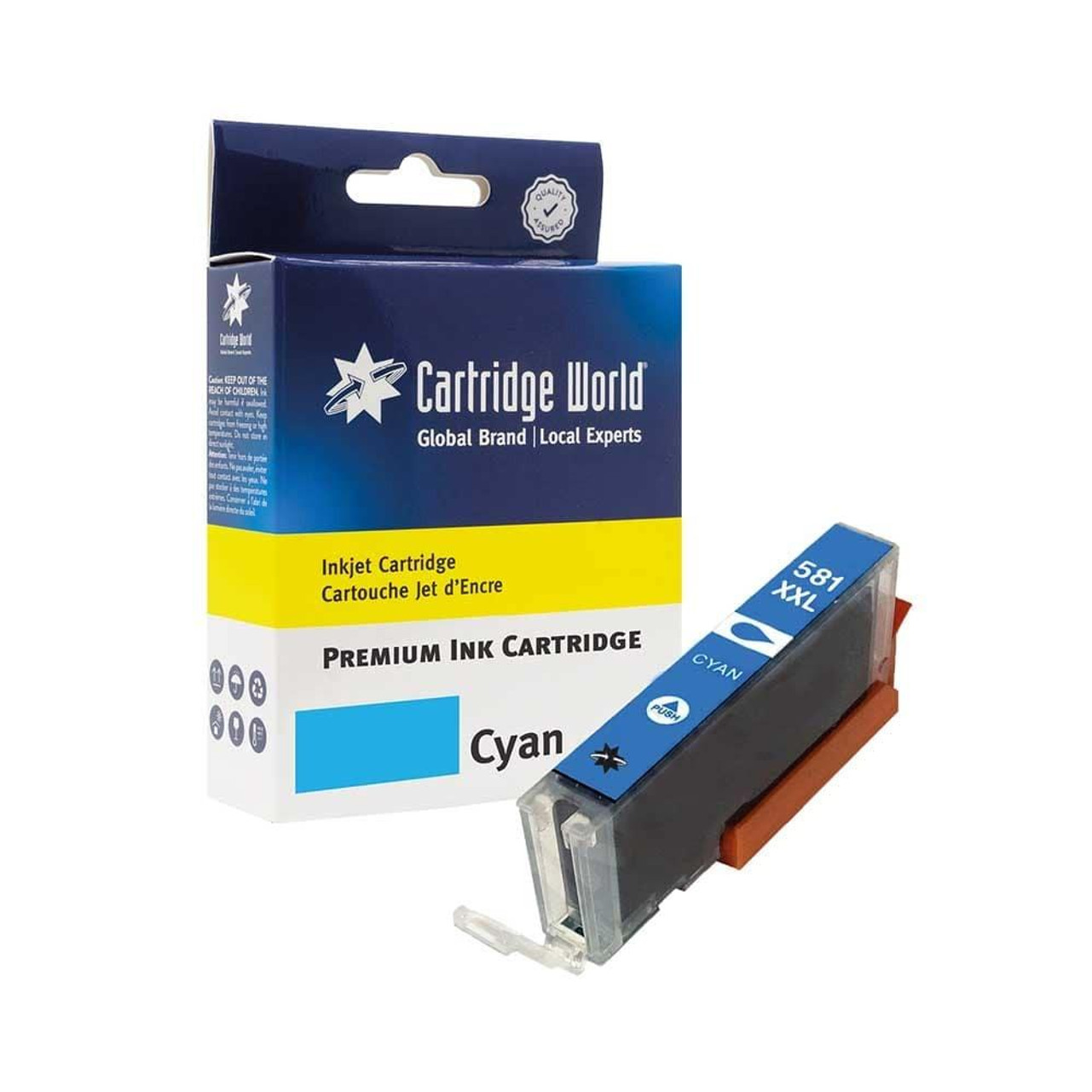 Compatible with Canon CLI-581 XXL Cyan Ink Cartridge