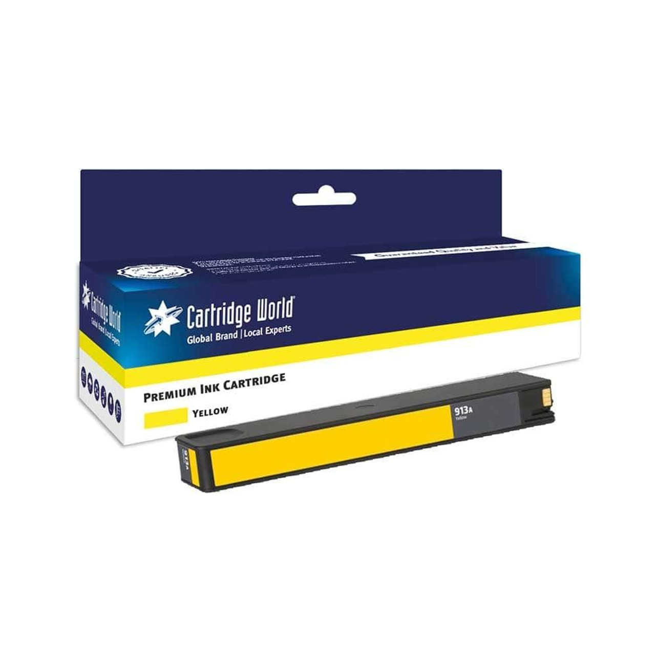 with HP 913A Yellow Inkjet Cartridge