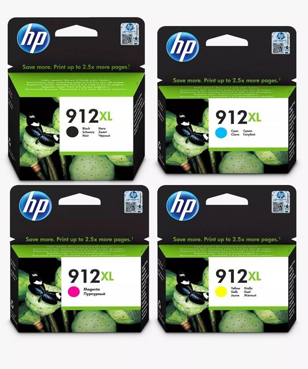 HP HP 912XL Original Black, Cyan, Magenta, Yellow (3YP34AE) £ 88.53