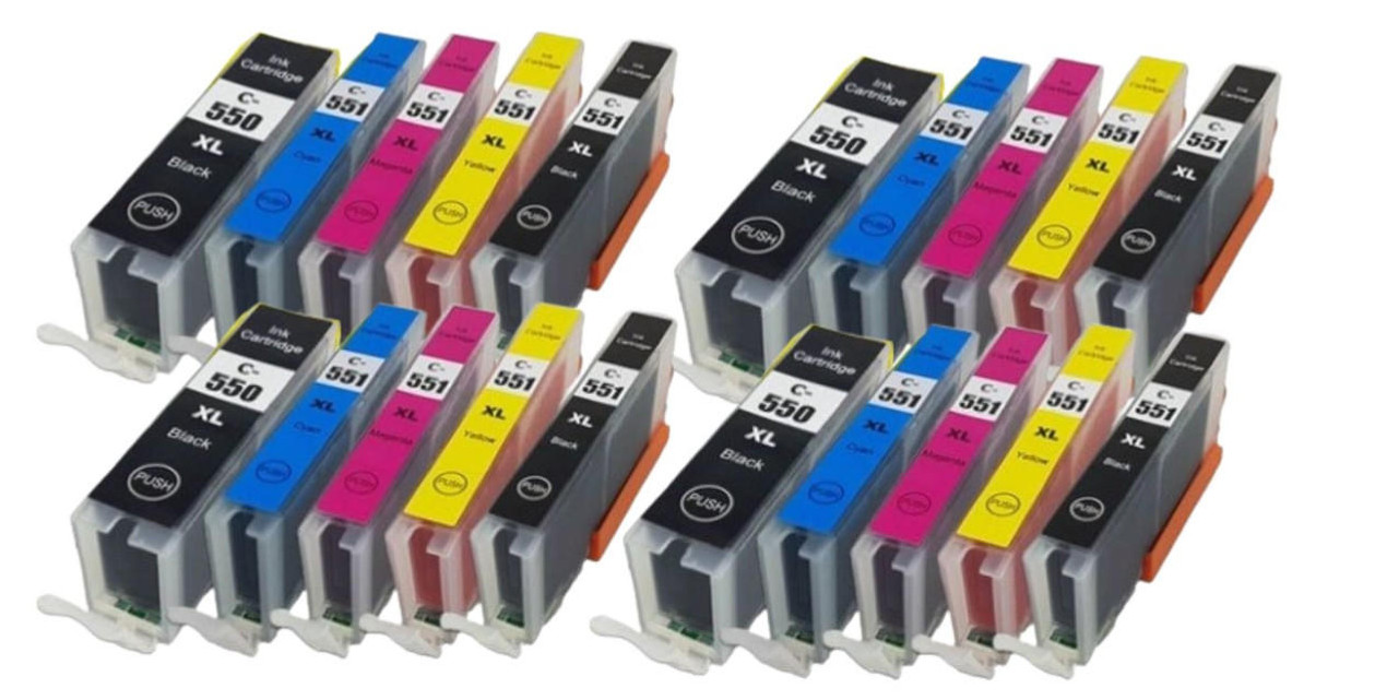 Buy Compatible Canon PGI-550XL / CLI-551XL Multipack Ink Cartridges (5  Pack)