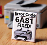 Canon Error Code 6A81a Solution