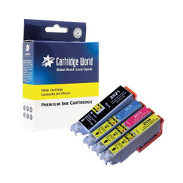 Cartridge World Compatible with Epson 26XL Multi-Pack Black/Cyan/Magenta/Yellow