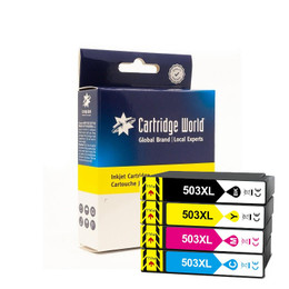 Cartridge World Compatible with Epson 503XL Multipack BK/C/M/Y (C13T09R6401) 