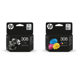  HP No 308 Black/Tri-colour Ink Cartridge Combo pack (6L6S6UE) 