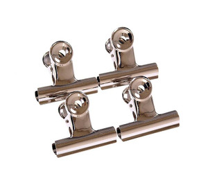 CW Office ValueX Grip Clip Nickel 22mm PK10, set of 10 metal grip clips with nickel finish for office use.