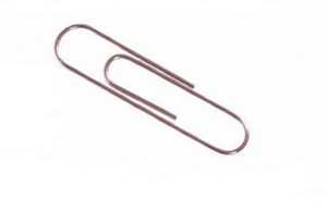 CW Office ValueX Paperclip Plain Giant 51mm PK1000, close-up image of a large, plain metal paperclip on a white background.