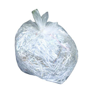 CW Office ValX Sack Lightweight 5kg CHSA PK20, clear plastic sack filled with shredded paper for packing or cushioning.