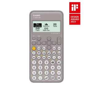 CW Office Casio FX-83GTCW+ Scientific Calculator Grey, grey scientific calculator with LCD display and multiple function keys, award-winning design 2023.