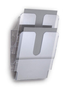 CW Office Durable FLEXIPLUS 2 A4 Portrait Clear, transparent acrylic file divider for organizing documents.