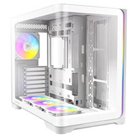 ANTEC Constellation C5 Curve White ARGB Case, Curved Glass Panels, Dual Chamber, Support back-connect motherboards