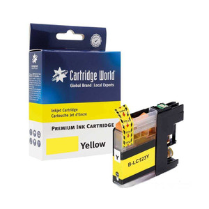 Cartridge World Compatible with Brother LC-123Y Yellow Inkjet Cartridge Cartridge World Compatible with Brother LC-123Y Yellow Inkjet Cartridge