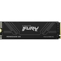 Various Kingston FURY Renegade (SFYR2S/4T0) 4TB NVMe SSD, M.2 interface, PCIe 5.0 x4 NVMe, 2280, with black and white design and Kingston FURY branding.