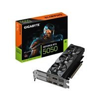 Various Gigabyte NVIDIA GeForce RTX 5050 OC Low Profile 8G, GDDR6 Graphics Card, 2560 Cuda Core, 2587MHz Core Clock, Triple Fan, with packaging box