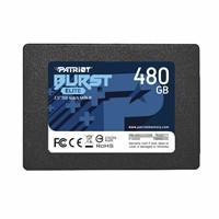 Various Patriot Elite (PBE480GS25SSDR) 480GB 2.5 Inch SSD, SATA 3 Interface, read speed 450MB/s, write speed 320MB/s, with 3 Year Warranty, image of the SSD product showing its label and compact design.