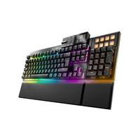Various Be Quiet! Dark Mount Silent Linear Modular ARGB Gaming Keyboard with 8 Customisable Display Keys, Silent Linear Orange Switches, showcasing customizable display keys and RGB lighting.