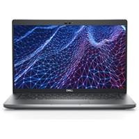 Various PREMIUM REFURBISHED Dell Latitude 5430 Intel Core i5 12th Gen Laptop, 14 Inch Full HD 1080p Screen, 16GB RAM, 256GB SSD, Windows 11 Pro, open laptop displaying a digital grid background.