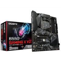 Gigabyte B550 GAMING X V2 AMD AM4 Socket Motherboard, ATX, 4x DDR4 Slots, 2x M.2 Sockets, Fitted I/O Shield, GbE LAN