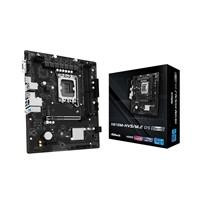 Various ASRock H610M-HVS/M.2 D5 GEN5 Intel 1700 Socket Motherboard, Micro-ATX form factor with dual DDR5 memory slots, one M.2 SSD socket, GbE LAN port, and display outputs including D-Sub and HDMI.