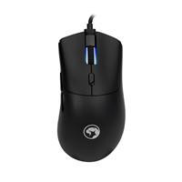 Various Marvo Scorpion G950 Niro 40 USB RGB Programmable Gaming Mouse (Black), top view showing the mouse with blue lighting and scroll wheel design.
