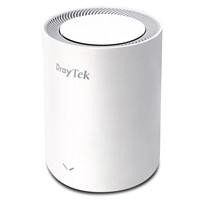 Various DrayTek VAP805-K VigorAP 805 Mesh AX3000 Wireless Access Point, white cylindrical design with 2.5GbE uplink and 1GbE passthrough ports.