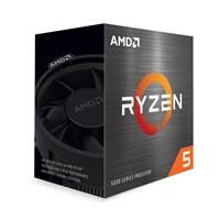 Various AMD Ryzen 5 5500 6 Core AM4 Processor, box packaging showing the processor with Wraith Stealth Cooler, 12 threads, 3.6GHz up to 4.2GHz boost clock, 19MB cache, 65W power, no built-in graphics.