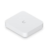 Various Ubiquiti UXG-MAX UniFi Gateway Max 2.5G Multi-WAN Advanced Router and Gateway - UK Plug, view of the white, compact networking device designed for high-speed internet routing.