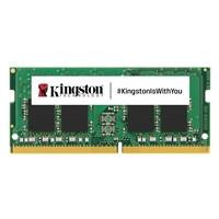 Various Kingston ValueRAM KVR32S22S8/16 16GB (1x 16GB) SODIMM System Memory, 3200MHz, DDR4, CL22, green circuit board with black chips and white Kingston label.