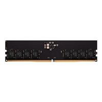 Various Team Elite TED532G5600C4601 32GB (1 x 32GB) DDR5 5600MHz DIMM System Memory, image of the RAM module with black circuit board and gold connector pins.
