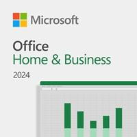 Various Microsoft Office 2024 Home & Business Software Latest Version - Electronic Download, product packaging with Office Home & Business 2024 logo and a bar chart graphic.