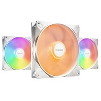 be quiet! Light Wings LX 140mm PWM High-Speed Fan, ARGB Lighting, Triple Pack, Ultra-Quiet Operation, High Airflow, Daisy-Chaining