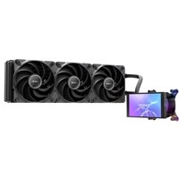 Antec Vortex View 360 Black AIO Liquid CPU Cooler, Massive 5-Inch Rotatable IPS LCD Display, 9th Gen Asetek Pump for 400W TDP