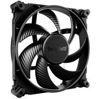 be quiet! Silent Wings 4 PWM High Speed Black Fan, 140mm, 1900RPM, 4-Pin PWM Fan Connector, Black Frame, Black Blades