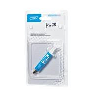 Various DeepCool Z3 Thermal Compound Syringe, 6.5g, Silver Grey, High Performance with Excellent Thermal Conductivity, in packaging ready for use.