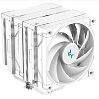 DeepCool AK620 WH Fan CPU Cooler, Universal Socket, Dual Powerful 120mm FDB PWM White Fans, 1850RPM, 6 Heat Pipes
