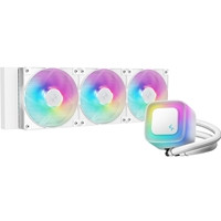 DeepCool LE360 V2 White 360mm Liquid CPU Cooler, Triple 120mm ARGB Fans, Anti-Leak Tech, Quiet High-Performance Pump