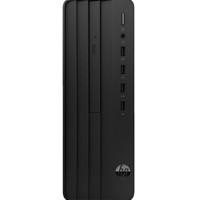 Various HP Pro 290 G9 Small Form Factor Desktop PC, front view of black compact desktop with multiple USB ports and power button.