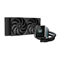 DeepCool Mystique 240 CPU Cooler, Personalized Cooling with 2.8" TFT LCD Screen and Enhanced Pump Performance, 5 year warranty